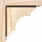 Ekena Millwork New Brighton Smooth Corbel w/Backplate, Douglas Fir, 5 1/2"W x 8"D x 8"H COR06X08X08NEB01SDF - alternate 3